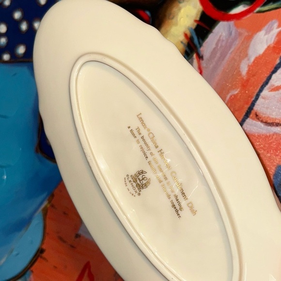 Lenox China Harvest Condiments Dish - Picture 5 of 6